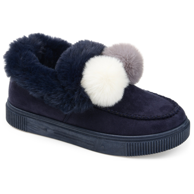 Journee Collection Collection Women's Tru Comfort Foam Sunset Slipper In Blue
