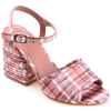 Journee Collection Charmaine Tru Comfort Foam Heeled Sandal In Red