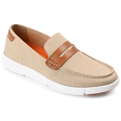 Thomas & Vine Tevin Textile Slip-on Loafer In Beige