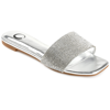 Journee Collection Collection Women's Tru Comfort Foam Grayce Sandal In Silver