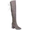 Journee Collection Collection Women's Tru Comfort Foam Extra Wide Calf Valorie Boot In Grey