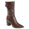 Journee Collection Collection Women's Tru Comfort Foam Wide Calf Wilo Boot In Brown