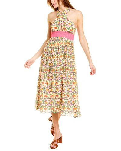 Ash & Eden Mira Halter Maxi Dress In Multi