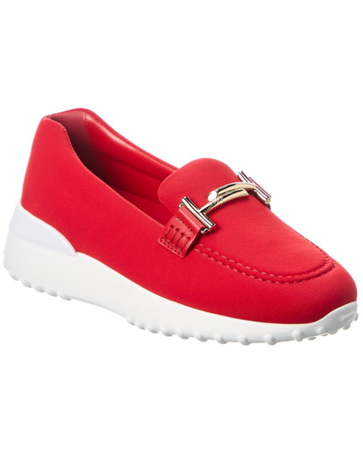 Tod's Tods Double T Loafer In Red