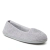 Dearfoams Rebecca Chenille Slipper In Silver