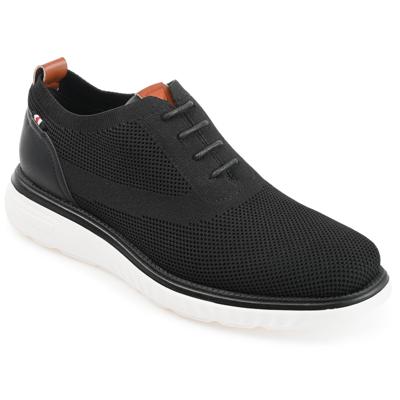 Vance Co. Lamont Knit Casual Dress Shoe In Black