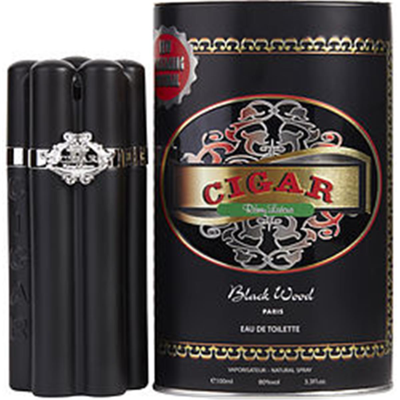 Remy Latour 285467 Cigar Black Wood Eau De Toilette Spray - 3.3 oz