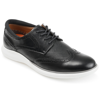 Thomas & Vine Savage Embossed Wingtip Derby In Black