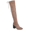 Journee Collection Collection Women's Tru Comfort Foam Extra Wide Calf Paras Boot In Grey