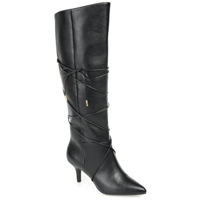 Journee Collection Collection Women's Tru Comfort Foam Wide Calf Kaavia Boot In Black