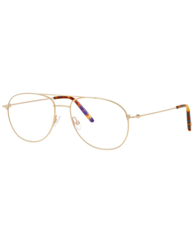 Tom Ford Unisex Ft5581-b 55mm Blue Light Optical Frames In Pink