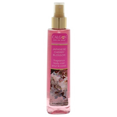 Calgon W-bb-3452 8 oz Japanese Cherry Blossom Fragrance Body Mist In Pink