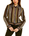 Etro Silk-blend Jacket In Multi
