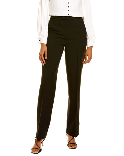 Rebecca Taylor Cavalry Twill Wool-blend Straight Pant In Black | ModeSens