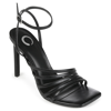 Journee Collection Louella Tru Comfort Foam Heeled Sandal In Black