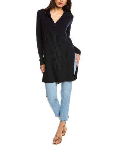 Alex Mill Ribbed Wool-blend Tunic In Black