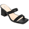 Journee Collection Shandee Tru Comfort Foam Heeled Sandal In Black