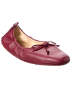 TOD'S TODs Gommino Leather Ballerina Flat