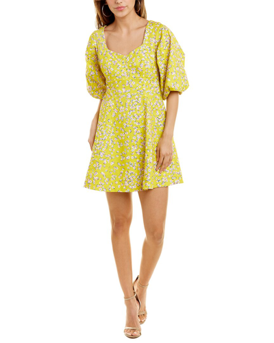 Nicholas Lydia Mini Dress In Yellow