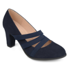 Journee Collection Collection Women's Comfort Narrow Width Loren Pump In Blue