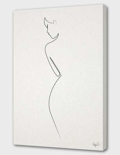 Curioos Small One Line Nude By Quibe In Brown