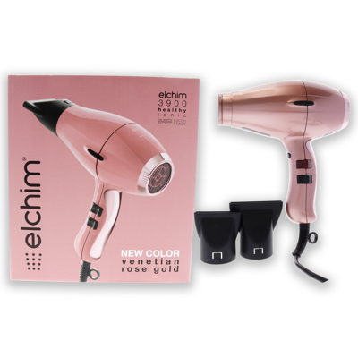 Elchim 3900 Healthy Ionic Hair Dryer - Venetian Rose Gold By  For Unisex - 1 Pc Hair Dryer In Pink