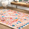 Nuloom Hand Tufted Moroccan Helaine Shaggy Area Rug In Multi