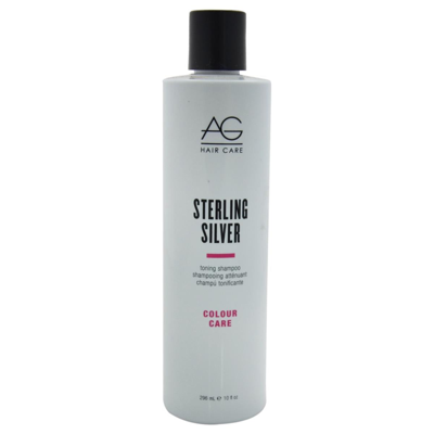 Ag Hair Cosmetics U-hc-10711 Sterling Silver Toning Shampoo For Unisex - 10 oz In Black