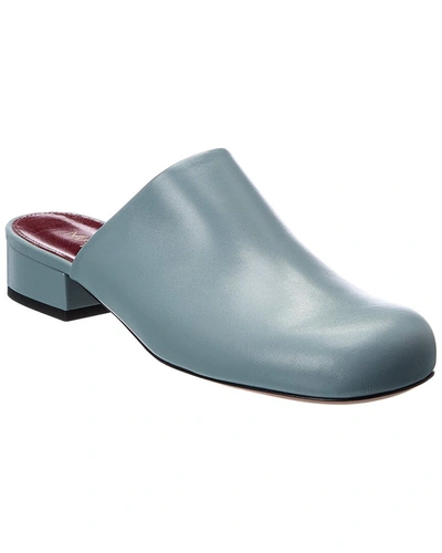 Manu Atelier Beste Leather Slipper In Blue