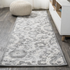 Jonathan Y Lucena Modern Medallion High-low Indoor/outdoor Area Rug In Grey