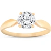Pompeii3 1 3/4 Ct Tdw Solitaire Diamond Engagement Ring 14k Yellow Gold Enhanced In White