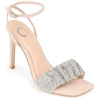 Journee Collection Women's Arlette Rhinestone Stilettos Women's Shoes In Silver
