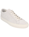 Common Projects Grey Achilles Low Top Suede Sneakers