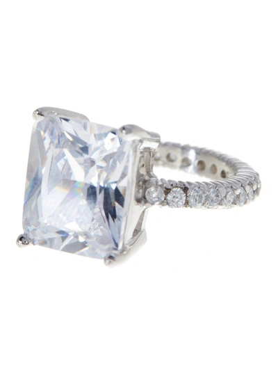 Sterling Forever Sterling Silver Eva's Engagement Ring