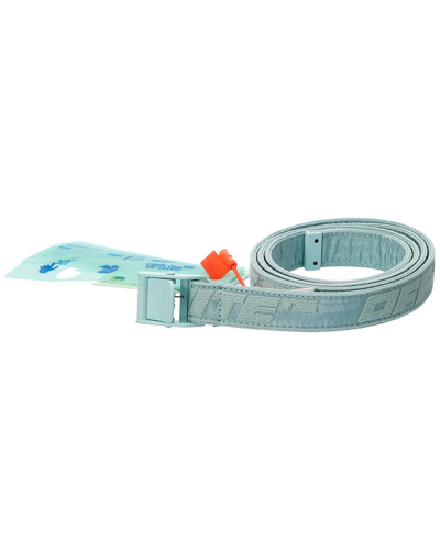 Off-white Industrial Belt In Green