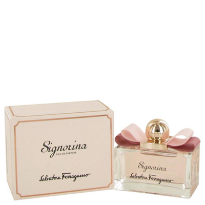 Salvatore Ferragamo 491304 Signorina By  Eau De Parfum Spray 3.4 oz In Pink