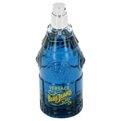 Versace 446563 Jeans Eau De Toilette Spray, 2.5 oz - Blue