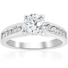 Pompeii3 2 Ct Diamond Engagement Ring 14k White Gold Channel Set In White
