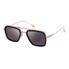 Dita Flight.006 Dt 7806-e-blk-rgd-52 Unisex Aviator Sunglasses In Black