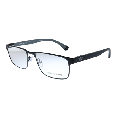 Emporio Armani Ea 1105 3014 54mm Unisex Rectangle Eyeglasses 54mm In White