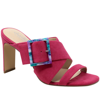 Charles By Charles David Gleam Slide Sandal In Pink
