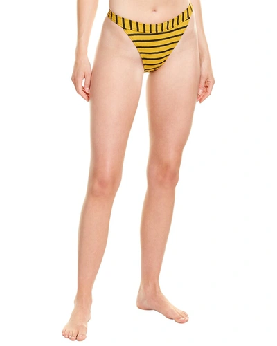 Solid & Striped The Bella Bikini Bottom In Yellow