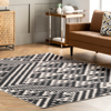 Nuloom Chiara Machine Washable Modern Geometric Area Rug In Black