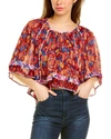 Isabel Marant Ãtoile Roxini Blouse In Multi