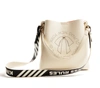 Gunas New York Women's Tabitha Laser Bucket Bag In White