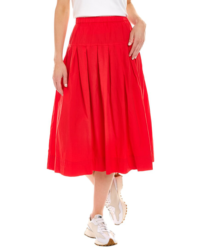 Alex Mill June Skirt In Red