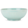 Lenox French Perle Groove Collection Ice Blue Serving Bowl In Blue