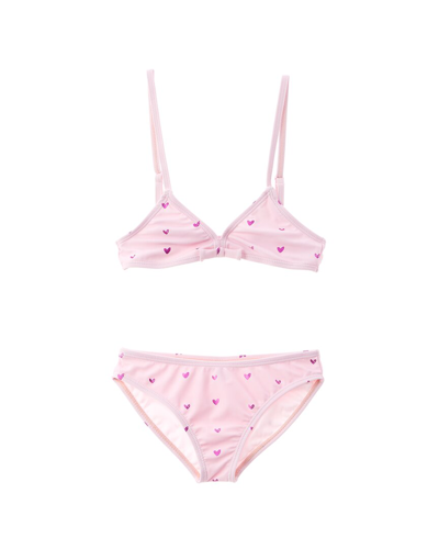 Limeapple Kids'  Mimi 2pc Bikini Set In Pink