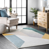 Nuloom Raegan Modern Abstract Area Rug In Grey