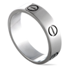 Cartier Love 18k White Gold Band Ring